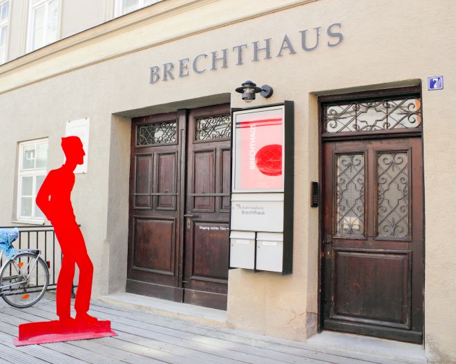 Eingang Brechthaus Augsburg