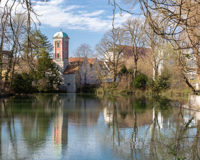 St. Jakob Wasserturm, historischer Turm in Augsburg