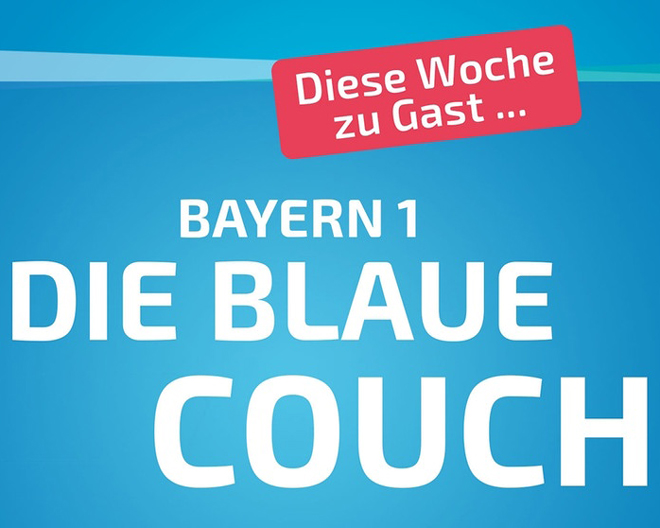 blaue Couch