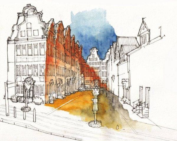 boesner Till Lenecke Urban Sketching – Komposition und Koloration